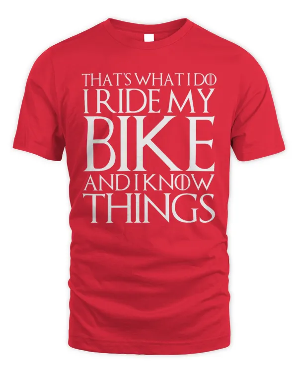 ride bike and know things