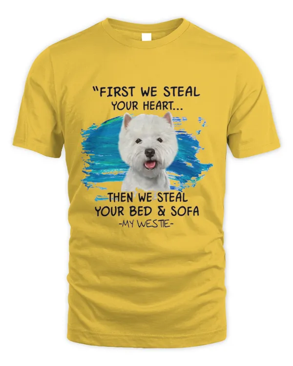 Westie_steal_your_heart - Unisex Standard T-Shirt Unisex Standard T-Shirt