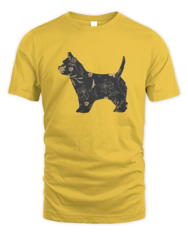 Westie flower - Unisex Standard T-Shirt Unisex Standard T-Shirt