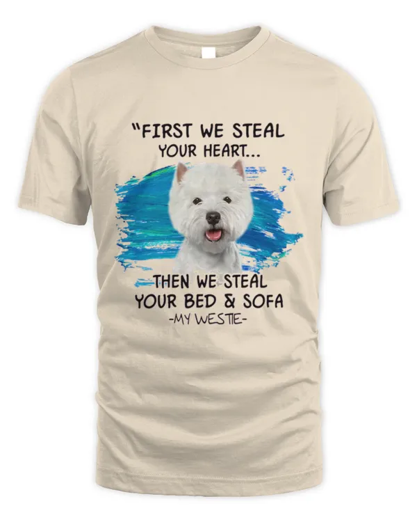 Westie_steal_your_heart - Unisex Standard T-Shirt Unisex Standard T-Shirt