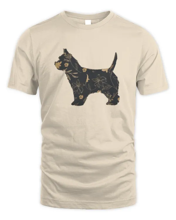 Westie flower - Unisex Standard T-Shirt Unisex Standard T-Shirt