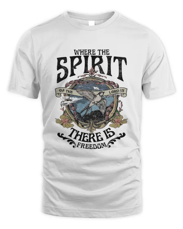Where The Spirit of The Lord, There is Freedom Shirt, Women Christian Gifts, Christian Shirt, Bible Verse Shirt, Religious Shirt
