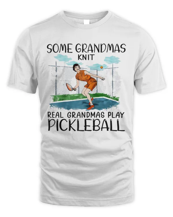 Some grandmas knit real grandmas play pickleball