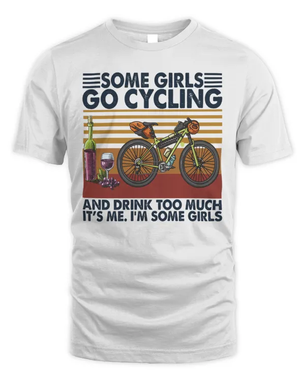 some girls go cycling and drink too much cycling lovers