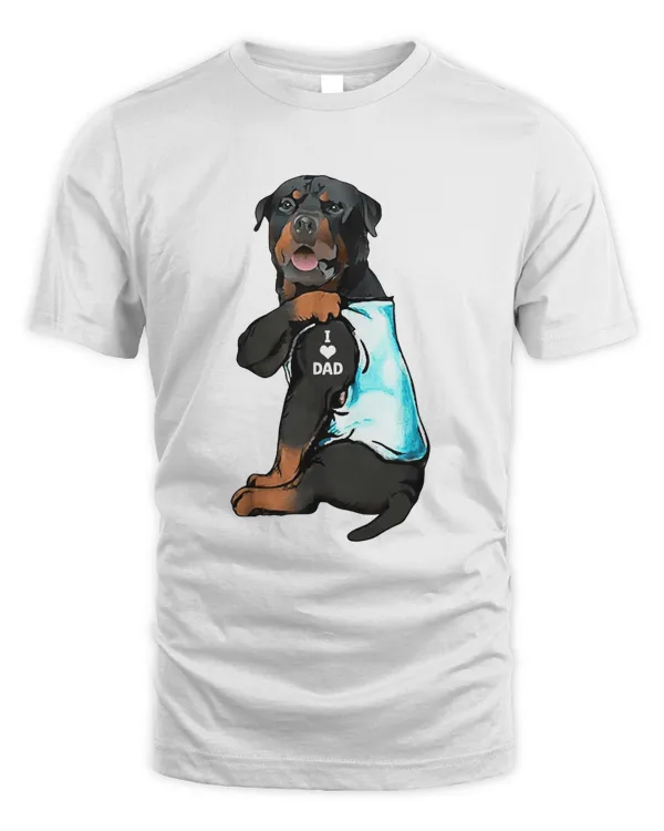I Love Dad Rottweiler