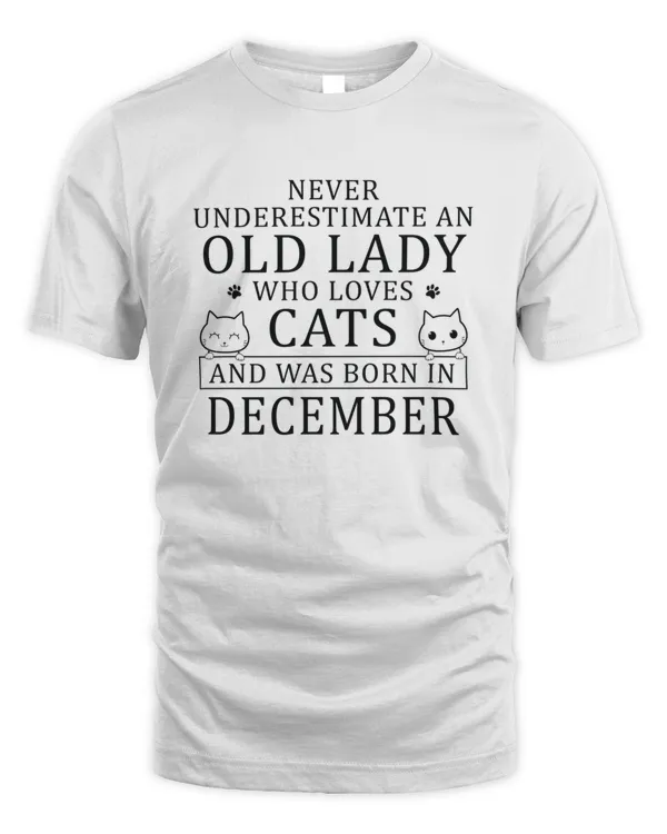 Cat Mom Born In December6863 T-Shirt T-Shirt