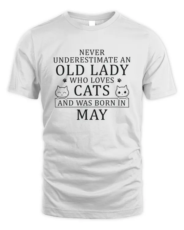 Cat Mom Born In May6857 T-Shirt T-Shirt
