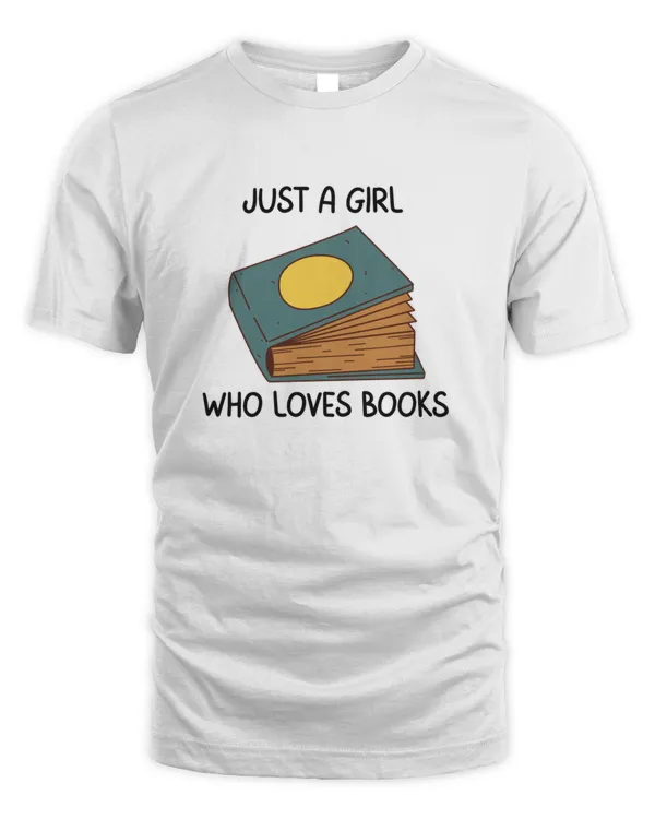 Just A Girl Who Loves Books Vintage4814 T-Shirt