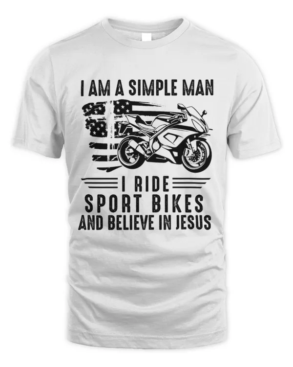 Simple Man Ride Sportbikes Jesus
