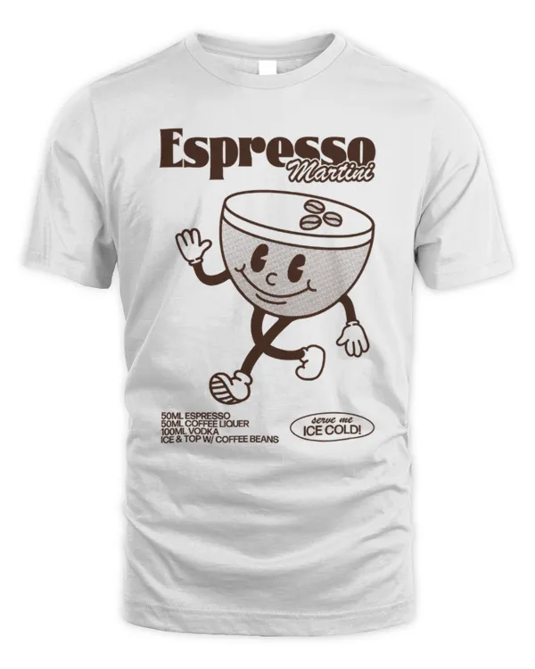 Espresso Martini T-Shirt, Wine Shirt, Cocktail T-Shirt, Espresso Martini Lover Gift