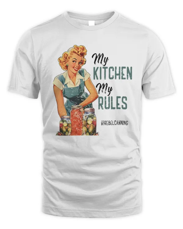 My Kitchen My Rules T-Shirt, Cooking T-Shirt, Funny Chef Shirt, Best Friend Gift, Cook Lover Gift
