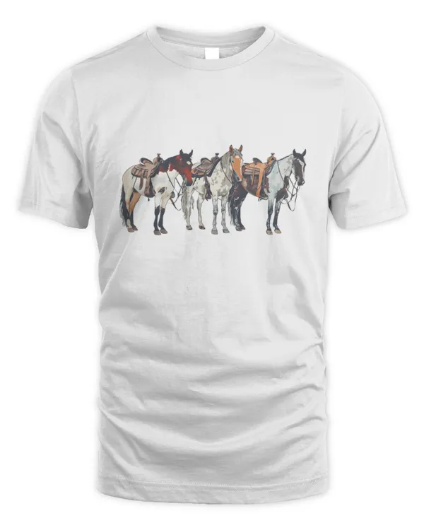 Horse Shirt, Western Shirt, Horse Lover Shirt, Cowboy Graphic Shirt, Horse Owner Gift