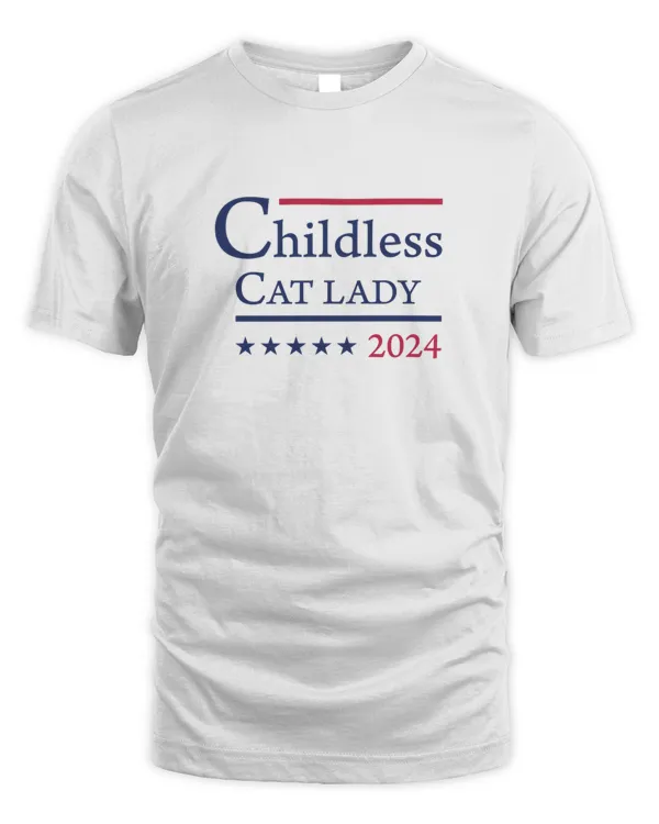 Childless Cat Lady 2024 Shirt