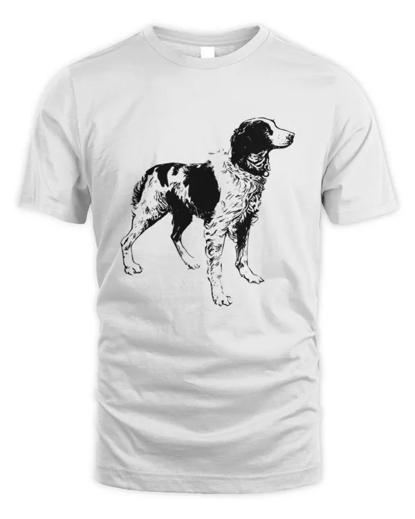 Brittany Spaniel Dog Vintage Black Hunting Dogs Pet Owner Sweatshirt