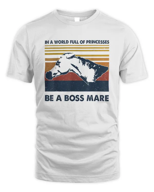 Boss Mare Equestrian Themed Gifts for Horse Lovers T-Shirt