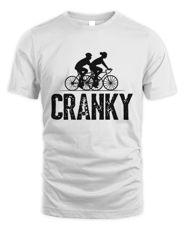 Cranky T-Shirt, Funny Bike Shirt, Cycling Shirt, Bike Lover Gift, Cyclist Clothes