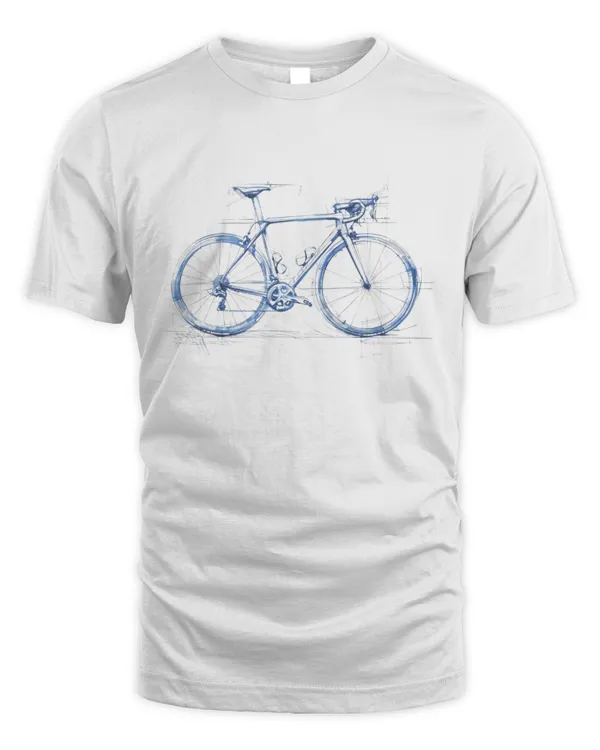 Road Bike Cycling T-Shirt, Gift For Bike Lovers