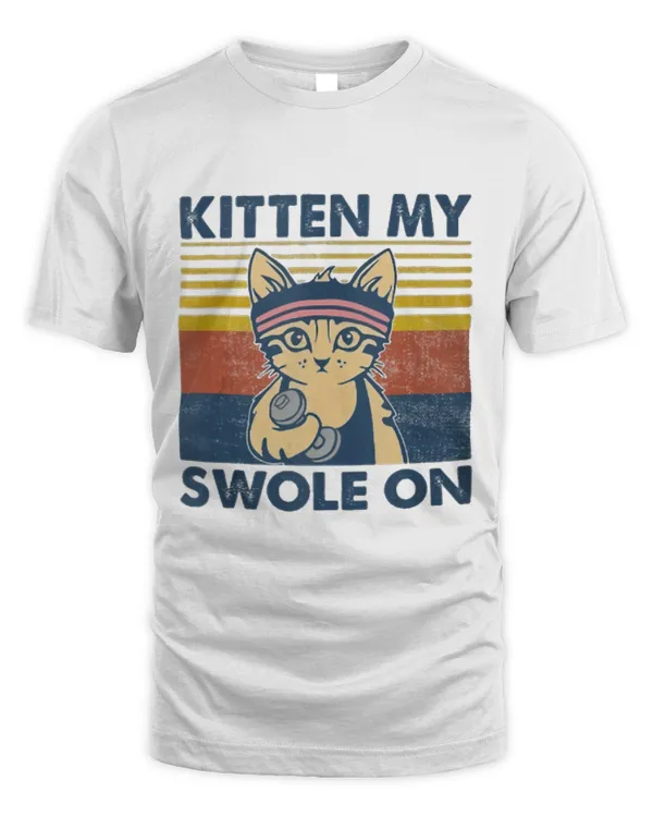 Funny Cat Kitten My Swole On