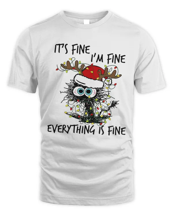Everything is fine - Cat Christmas - CCT051106