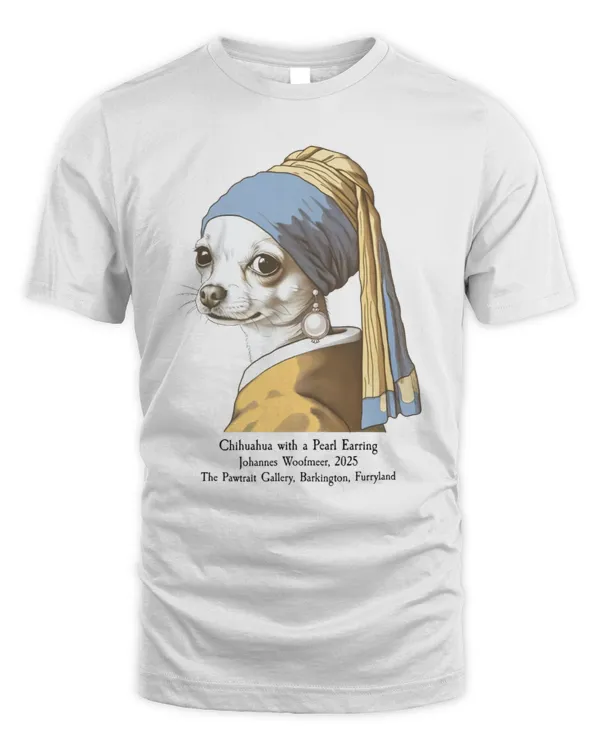 Chihuahua with a Pearl Earring