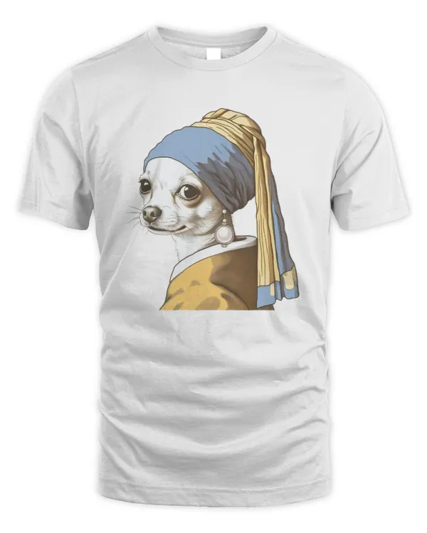 Chihuahua with a Pearl Earring