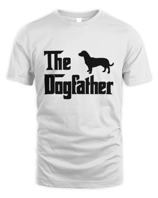 The Dogfather Drever Funny Dog Owner Shirt Cool Drever Dad Dog Father Drever owner Christmas birthday gift T-Shirt