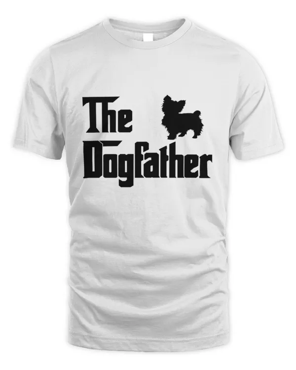 The Dogfather Dorkie Funny Dog Owner Shirt Cool Dorkie Dad Dog Father Dorkie owner Christmas birthday gift T-Shirt