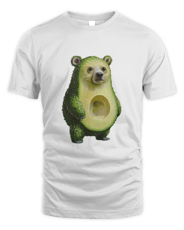 Bear Avocado T-Shirt Hoodie