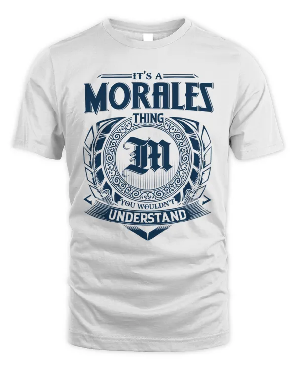 It's a Morales thing you wouldn't understand