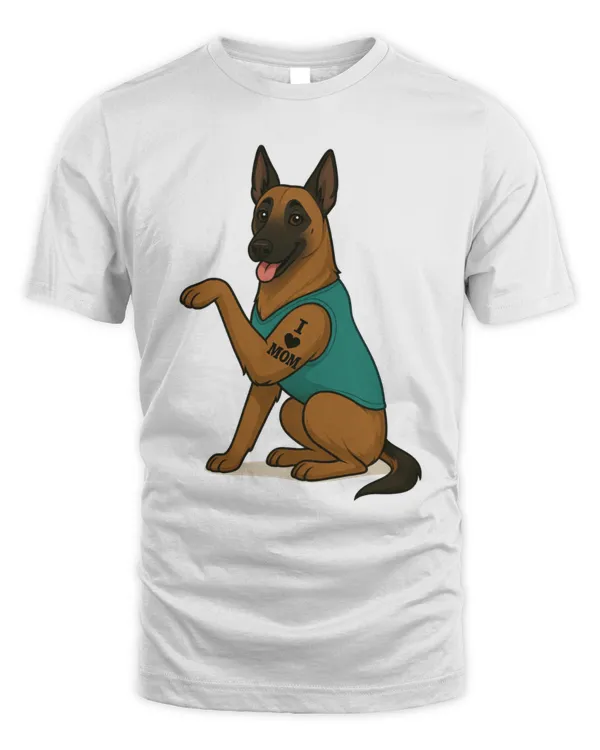 I Love Mom Belgian Malinois