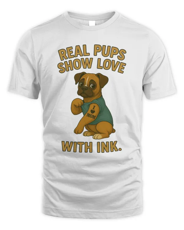 Boxer Real Pups Show Love With Ink