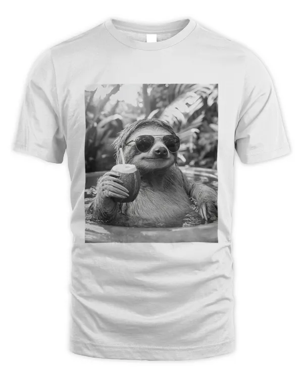 Cool Sloth Selfie T-Shirt