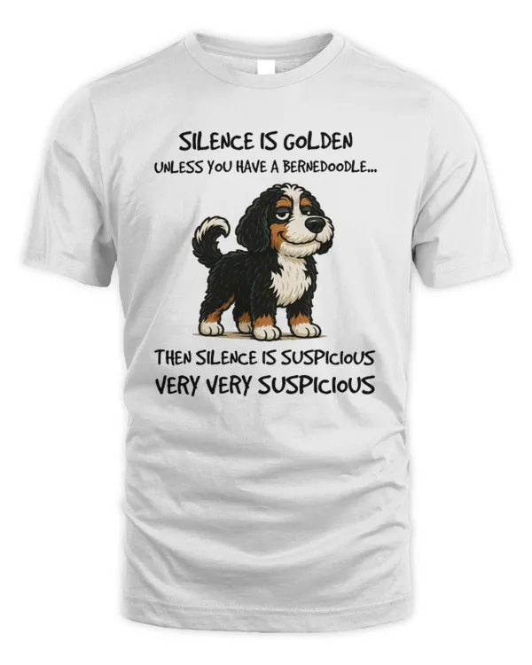 Silence is golden, unless you have a Bernedoodle