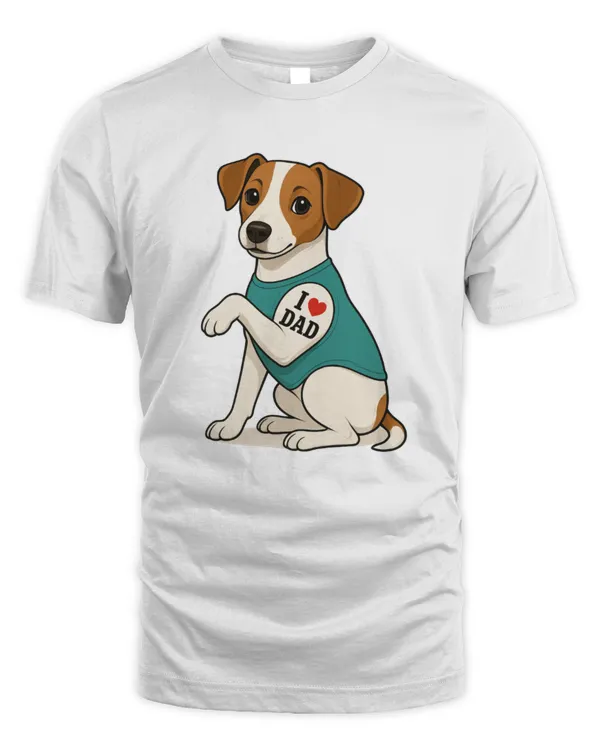 I love Dad Jack Russell