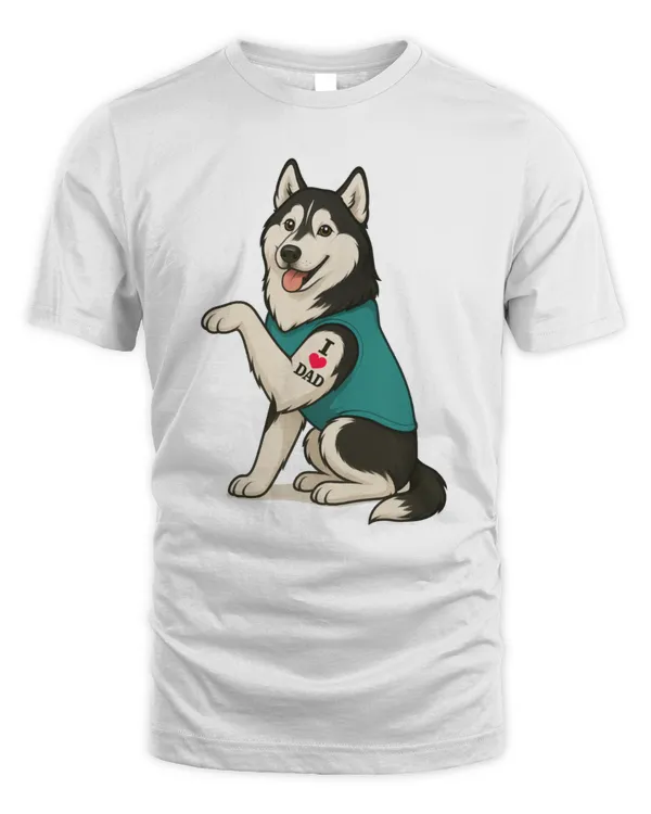 I Love Dad Husky