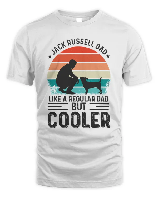 Jack Russell Dad like a regular Dad but Cooler