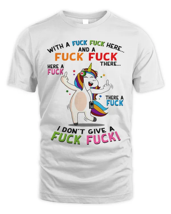 unicorn with a f f f