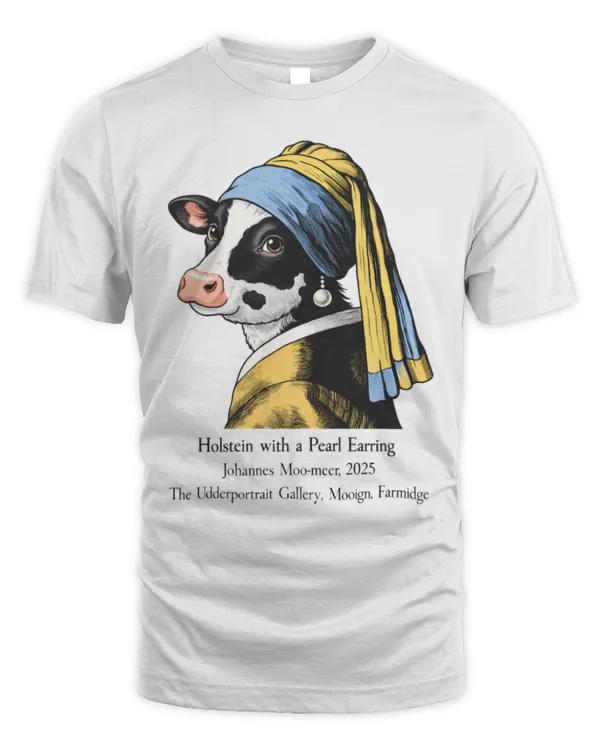 Pearl Earring Cow