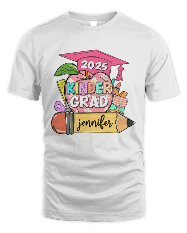 Personalized Kindergarten Graduation Shirt, Graduation Kids Gift