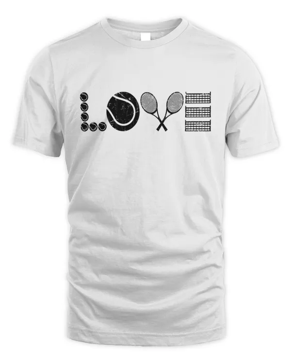 Tennis Love Cute Apparel8742 T-Shirt