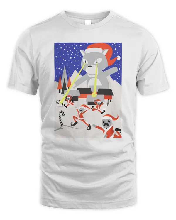 Funny Christmas Cat Shirt