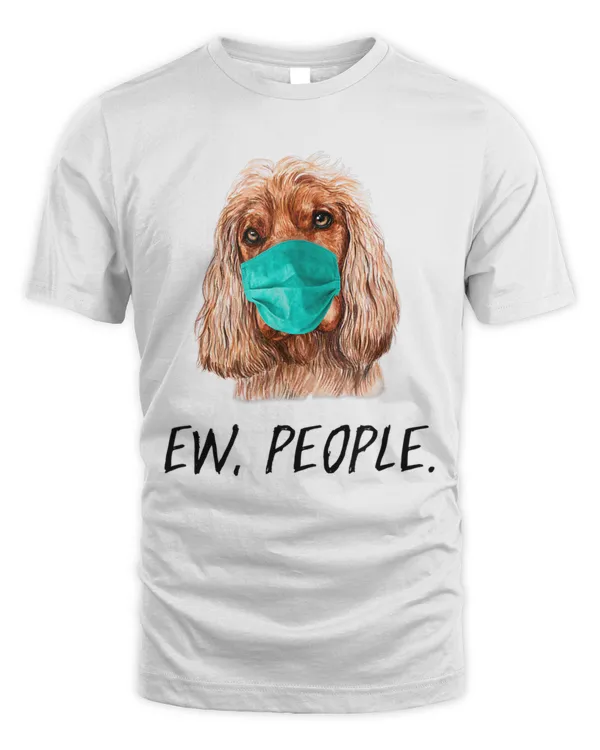 Chien COCKER SPANIEL portant un masque facial Ew People - Unisex Standard T-Shirt Unisex Standard T-Shirt