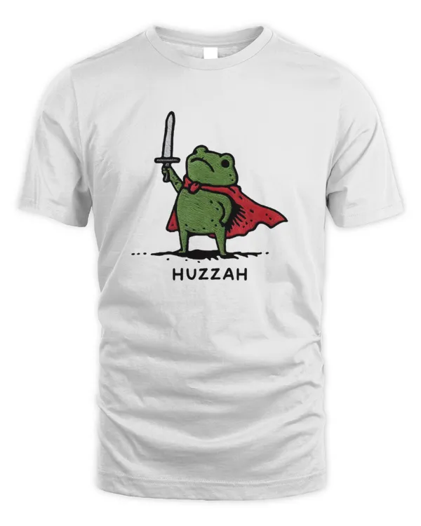 Huzzah Frog with Sword Medieval Frog