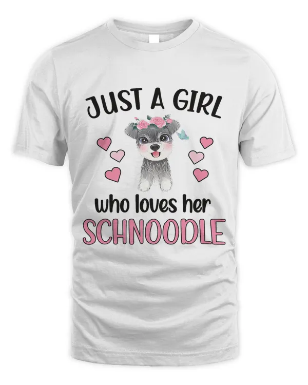 Girl Who Loves Her Schnoodle Mom 579