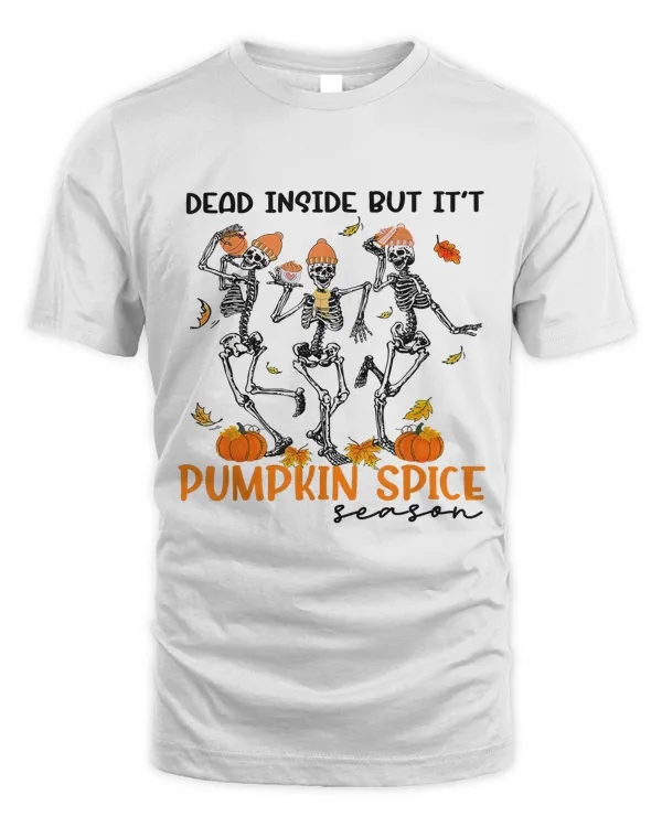 Funny Dead Inside But Its Pumpkin Spice Season Skeleton24