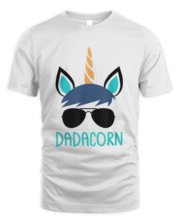 Mens Dadacorn Unicorn Dad T-Shirt Father's Day Gift