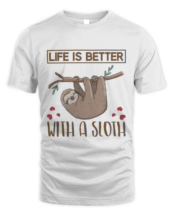 Lovely Sloth T-Shirt, Animal T-Shirt, Lovely Sloth Hoodie, Animal Hoodie, Nature Shirt  (3)