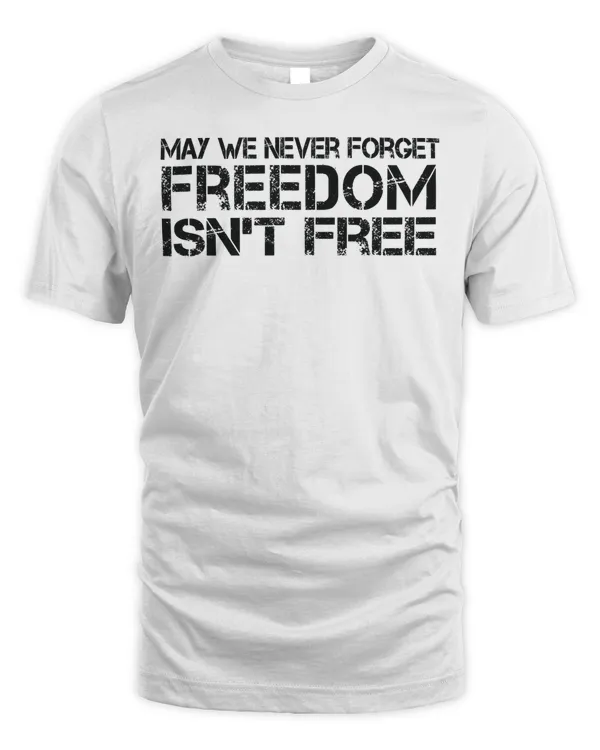 May We Never Forget Freedom Isn't Free Memorial Day