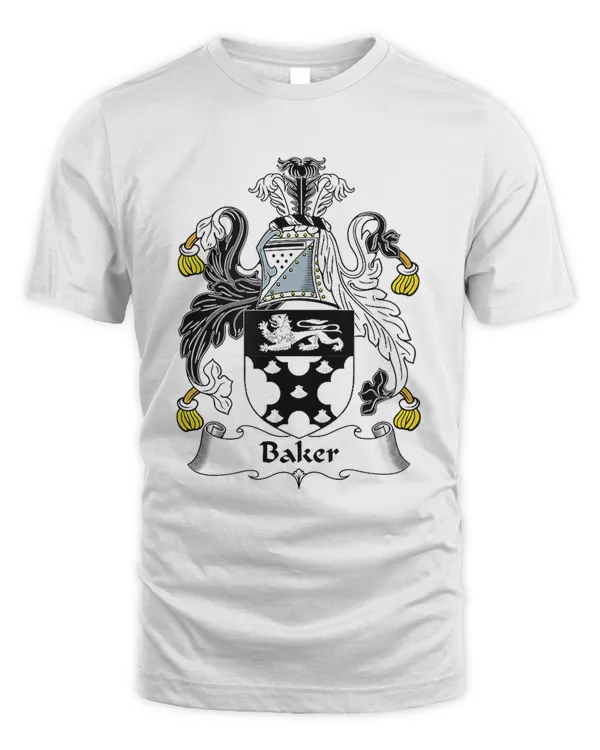 Baker Coat of Arms - Family Crest Shirt