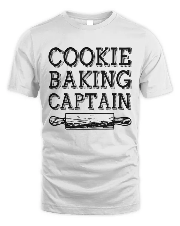 Baker Funny Gift - Cookie Baking Captain T-Shirt